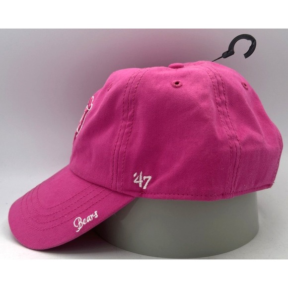Chicago Bears 47Brands NFL Team Apparel Girls‎ Pink Hat Baseball Cap Adjustable - Picture 2 of 7
